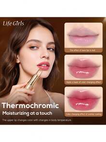 LifeGirls SOLEIL Nourishing Lip Tint - Moisturizing Color-Changing Lip Balm With Glossy Texture And Silky Color - Multiple Specifications - View 3