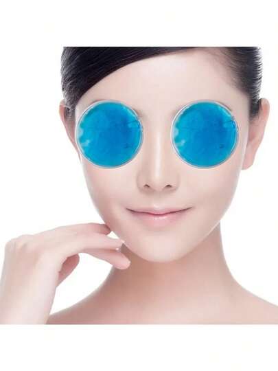 Gel Ice Packs (2/4/12 Packs) Effectively Relieve Pain And Fatigue, Are Reusable, And Can Be Used For Both Hot And Cold Applications, Offering Significant Therapeutic Benefits. These Round Hot And Cold Compresses Are Suitable For Eye Injuries And Body Swelling. These Compact Eye Ice Packs/Eye Masks Are Also Beneficial For Beauty And Skincare.