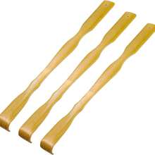 18.3 Inch Long Handle Premium Bamboo Back Scratcher 3PCS, Wooden Back Scratcher For Men & Women, Great Small Funny Gifts For Seniors, Christmas & Easter - Xem 1