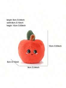 毛绒水果玩偶 - 可爱菠萝毛绒玩偶，治愈系水果玩偶，柔软填充抱枕玩偶，生日礼物 - 水果 - 查看 12