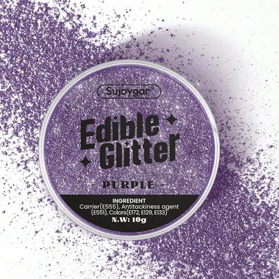 Edible Glitter - Edible Luster Dust Metallic Coloring Glitter For Drinks, Cake Decorating, Baking - Edible Dust Powder Shimmer Sprinkle Powder For Icing, Cocktail, Wine, Candy, Camping Supplies, Party Supplies, Friend Gatherings, Family Dinners
