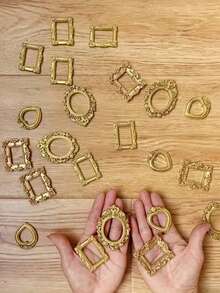 Bộ 12/24 khung ảnh mini phong cách Victoria cổ điển, khung ảnh mini retro dùng làm đạo cụ chụp ảnh, đạo cụ trang trí bối cảnh chụp ảnh tự làm, phụ kiện nhà búp bê, mô hình nội thất nhà mini tự làm, đồ thủ công mỹ nghệ, đồ trang trí mini, trưng bày sáng tạo, khung định vị trang sức, đạo cụ trưng bày trang sức, quà sinh nhật, quà tốt nghiệp (Kiểu ngẫu nhiên) - Nhiều màu - Xem 4