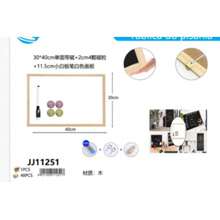 木框磁性白板，耐用加厚壁挂式干擦白板，适用于培训、家庭、教学、涂鸦和笔记 - 1PC - 查看 6