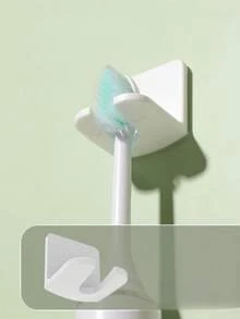1/2/4pcs Toothbrush Holder, No Punching Electric Toothbrush Storage Rack, Wall Mounted Bathroom Toothbrush Storage Rack, Placement Rack - Multicolor - View 3
