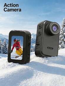 1080P WiFi Action Camera, Underwater POV Camera, Waterproof  For Bike Helmet, Body Camera, Bodycam, Small Cameras - Camera - View 1