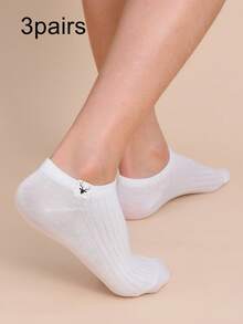 5 双男式动物补丁袜子，适合健身 - 白色 - 查看 11