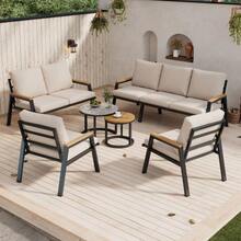 Patio Sofas - Grey - View 1