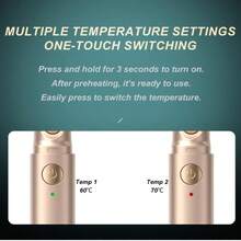 Heated Electric Eyelash Curler 2-In-1 WithEyebrow Trimmer, 2 Temp Settings, USBRechargeable, 10s Fast Heating For 24HNatural Curl, Women Gifts - 查看 9