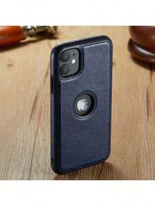 Luxury Faux Leather Case For  17 PRO MAX/ 17 16 Pro Max  16  16 Plus  15 Pro Max 14 13 Pro- Thin & Flexible Grip Protection - màu nâu - Xem 6