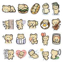 40pcs Cute Kawaii Cartoon Bear Series Stickers, Suitable For Scrapbooking, Diaries, Laptops, Water Bottles, Cars, Etc. Faith-Based Design With Positive Messages, Great Gift - 40pcs/pack - View 6