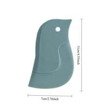 Scraper Oil Plate, Harmless, Material, Household Kitchen Oil Stain Scraper, Baking Kitchen Small Tool - Grey - View 5