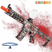 Unilabo M4A1 Electric Toy Gun Set, High Precision Shooting Toy, Rechargeable And Reusable, Perfect Outdoor Party Game And Gift For Boys, Birthday/Holiday Present (Excluding Bullets) - Multicolor - View 3