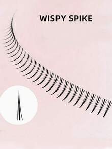 12排228片优质A字型尖刺漫画簇状DIY假睫毛，0.07 J D卷度，8-15mm下睫毛6-7mm，自然纤细，适合动漫角色扮演和亚洲风格，单根假睫毛，适用于日常、派对、化妆等场合。 - 查看 10