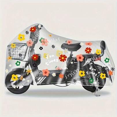 1/2/3 piezas Cubierta universal para bicicleta eléctrica/motocicleta, cubierta gruesa impermeable y a prueba de polvo para todo el año para uso en exteriores