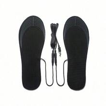 Lót giày điện sưởi ấm chân dùng nguồn USB, điều chỉnh nhiệt độ, bao phủ toàn bộ bàn chân - màu đen - Xem 10