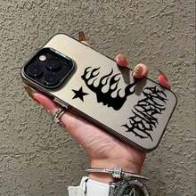 HellstarS Fashion Logo Case For 16, 15, 14, 13, 12, 11 Pro Max, X, XR, XS Max, 8, 7 Plus Drop Resistant Scrub Back Cover. Holiday Phone Accessories. An Excellent Gift For Friends 14 Cases S25 Ultra Silicone Phone Case Family Gifts For Women Cover De Phone Case Pink Christmas Case For 17 Pro Max Fundas - 1pc - 查看 4