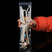 10个装PVC透明珠宝防氧化拉链袋防褪色塑料袋，用于包装珠宝、戒指、耳环等透明聚乙烯袋 - 無色 - 查看 3