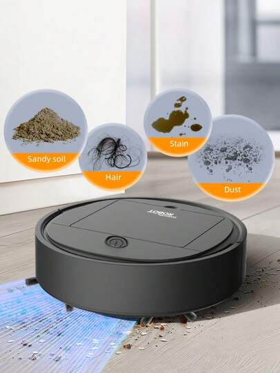 1pc Dust Mite Remover, Vacuum Cleaner, Handheld Mattress Vacuum Cleaner, Super Suction And Low Noise, Washable Filter, For Deep Cleaning, Cordless Handheld Vacuum Cleaner, Effective For Cleaning Mattress, Sofa, Pet Hair And Carpet, Cleaning Dust Removal Supplies