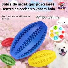 brinquedo cachorro/brinquedos gatos/brinquedo para cachorro/pet shop cachorro/Diversas cores e estilos - redondo 7cm verde - Visão 1