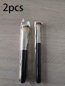 3pcs/2pcs/1pc Premium Luxe Makeup Brushes Set - Powder Brush And Concealer Brush, Suitable For Various Makeup Styles - Liquid, Cream, Contouring, Mineral Makeup - Multicolor - View 12