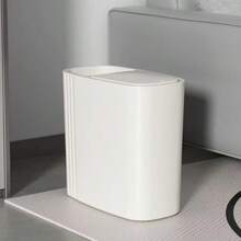 大容量防水垃圾桶，纤薄设计，翻盖式桶盖，适用于厨房、浴室、卧室、办公室等场所。 - 彩色 - 查看 9