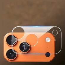 适用于 17 Pro Max/17 Pro/17 Air/17 的 3 片装镜头底座保护膜，柔韧透明软膜，全透明保护，不影响像素，防刮擦，耐用且易于安装 - 彩色 - 查看 4