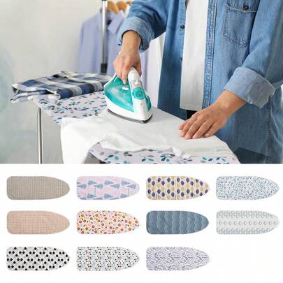 Neue Blumenmuster Bügelbrettbezug, verstärkt, hitzebeständig, fleckabweisend, elastischer Bügelhitzeschutz für den Bügeltisch