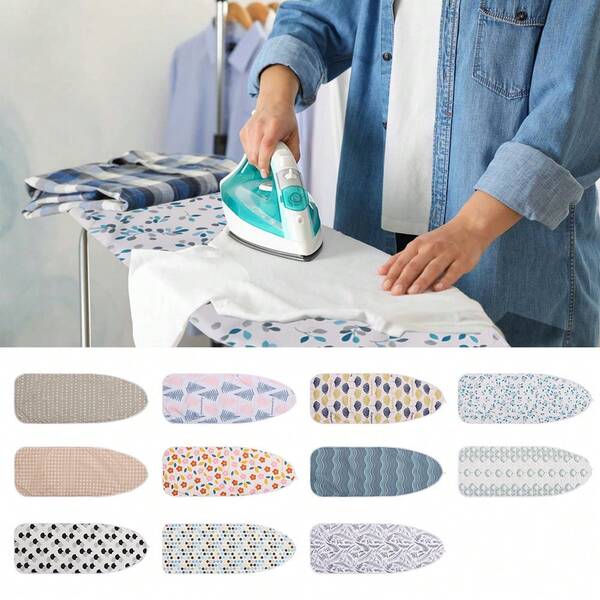 Nueva funda de tabla de planchar con estampado floral, resistente al calor y a las manchas, con protección térmica elástica para la mesa de planchar