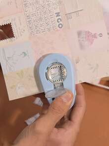 Stamp Pressing Tool, Stamp Binder Hole Puncher, Creative Handmade Pressing Tool, Handmade Album Material Collection Tool - One Size Fits All - View 7