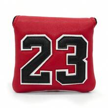 1 st #23 Mönster Kreativ Design Golfklubba Putterskydd, Utsökt Broderimönster, Mjukt Sammetsinredning Golfklubbhuvudskydd - Multifärgad - Visa 9