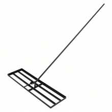 SanBouSi For Yard Lawn Leveling Rake Lawn Leveler Tool Lawn Leveling Rake - Black - View 9