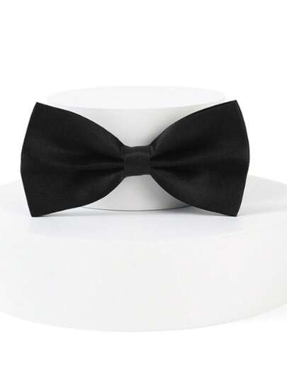 Nơ đeo cổ nam màu trơn, nơ cài sẵn bằng satin, nơ đeo cổ trang trọng kiểu tuxedo, có thể điều chỉnh kích cỡ, thích hợp cho mùa cưới, lễ hội âm nhạc, Halloween, Giáng sinh, Ngày Valentine, lễ hội, Lễ Phục sinh, Ngày Cá tháng Tư. Sản phẩm làm đẹp, phụ kiện tóc, băng đô cài tóc.