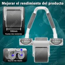 Abdominal De Rebote Automático Con Soporte Para Codo - Negro - Ver 5