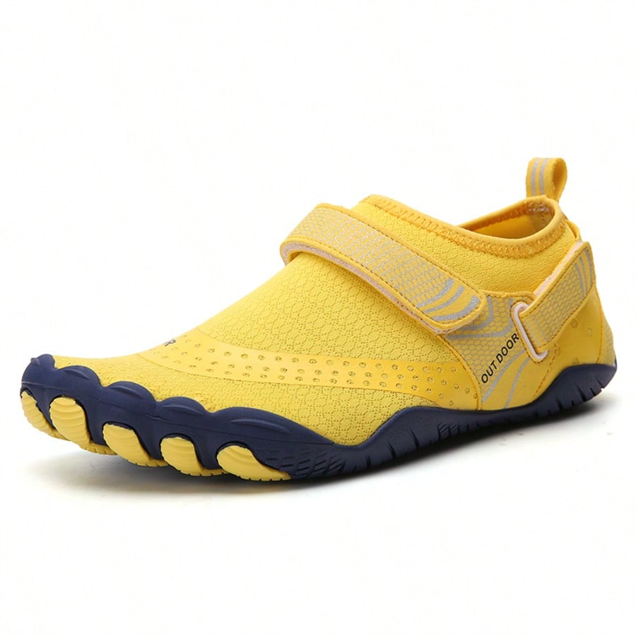 Zapatos de agua esenciales para el verano para parejas y familias, diseño de cinco dedos, zapatos para senderismo al aire libre, con agujeros de dren
