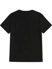 Men T-Shirts - 黑色 - 查看 2