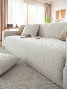 1 tấm bọc ghế sofa 3D chống thấm nước, thiết kế màu trơn, bảo vệ ghế sofa, trang trí ngày lễ, độ co giãn cao, phủ toàn bộ ghế sofa, phù hợp với ghế sofa 1/2/3/4 chỗ ngồi. - Màu Xám nhạt - Xem 7