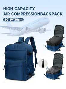 Myco Large Travel Backpack Bag For Women Men,Carry On Backpack,17 Inch Laptop Business Work Waterproof Backpack With Laptop Compartment,Person Item Flight Approved,Travel Laptop Backpack, Extra Large Backpacks, Flight Approved Daypack, Business Bag,Travel Bagbackpack For Schoolp For Men Women,Back Pack - Rectangle - View 13