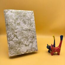 1件手工布艺书套，葡萄叶图案，闪亮书套，笔记本/日记本套，送给爱书人士和情侣的礼物 - 單件 - 查看 7
