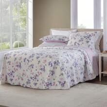 Queen Size Double-Sided Bedspread Set (3 Pieces) 2.40m X 2.60m With Pillowcases Rozac Liz - Liz 3 - View 8