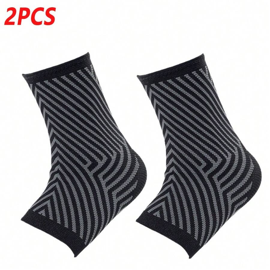 1 Pair Ankle Compression Sleeve - Black - View 1