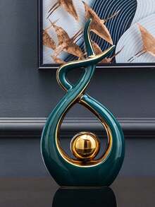 Questa scultura d'arte astratta moderna è un pezzo perfetto per la decorazione della casa, adatto per sale da pranzo, soggiorni, uffici e altro ancora. È anche un ottimo regalo per matrimoni, compleanni, festività, festa della mamma e una scelta meravigliosa da regalare agli amici. - Multicolore - Visualizzare 4