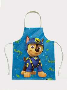 Paw Patrol 1pc Cartoon Pattern Apron, Suitable For Painting, Handicrafts, Cooking, Kitchen Protection - Multicolor - View 5