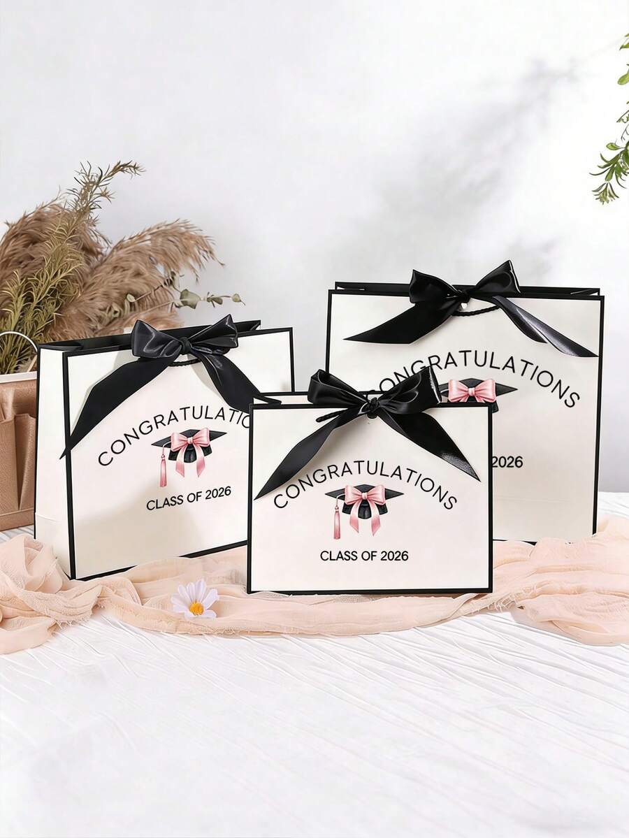 2026 Graduation Gift Bag, Customizable Graduation Party Decor, Personalized Graduation Gift Bag, Gift For Best Friend - Multicolor - View 1