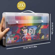 Brutfuner 120 色油性彩色铅笔套装，48/72 件专业艺术绘图铅笔，色彩丰富、颜料鲜艳，成人涂色书和素描用品 - Oil-based鉛筆 - 查看 9