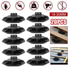 20Pcs Adjustable Decking Pedestal Riser Bearing Support 18mm - 30mm - 18mm - 30mm - View 1
