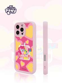 Hasbro MY LITTLE PONY 1个官方卡通少女手机壳，适用于三星GALAXY S23、GALAXY S24、GALAXY S25、苹果17、17 Air、17 Pro、17 Pro Max、11、12、13、14、15、16 Pro、16 Pro Max、14 Plus、15 Plus、16 Plus、15 Pro Max、16 Pro、16 Pro Max、XR、XS Max、X - 粉色 - 查看 4