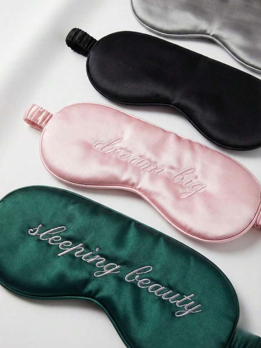 Custom Embroidered Eye Masks, Personalized Sleep Masks, Bridesmaid Gifts, Bridal Party Gifts, Personalized Wedding Gifts, Gifts For Her, Mother's Day Gifts. - Multicolor - View 1