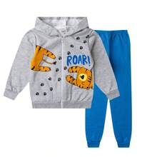 Children's/Teenagers' Winter Fleece Set (Ages 2-14) With Zipper And Hood - Blend - View 2