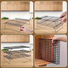 Stainless Steel Cooling Rack Set - Non-Stick, Stackable And Oven- For Baking, Roasting And Cooking - Easy To Clean, Durable Kitchen Essential - Multicolor - View 7