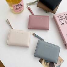 Japanese Style Minimalist Bifold Wallet, Multifunctional Clutch Purse, Unisex Card Holder - Multicolor - View 4